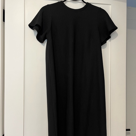 Black Ribbed ASOS Dress - Picture 4 of 7